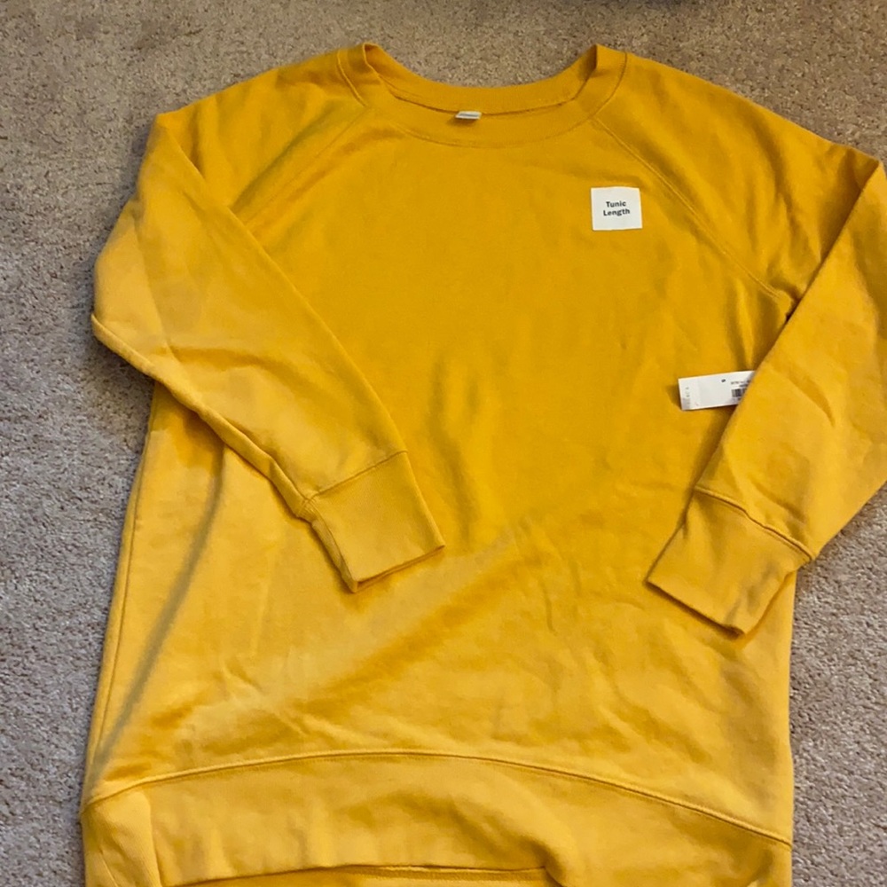 NWT Tunic Length 3/4 sleeve sweatshirt